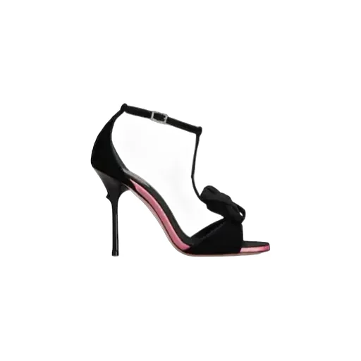 100Mm Rose Vivier T-Strap Sandals