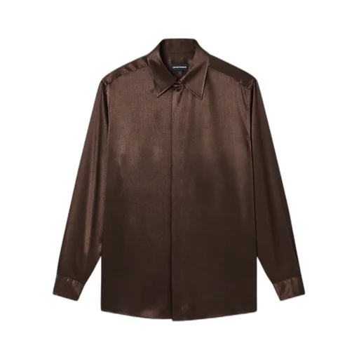 Point-Collar Shirt