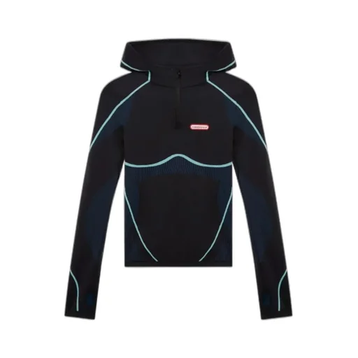 Casablanca Seamless Hooded Long Sleeve Top