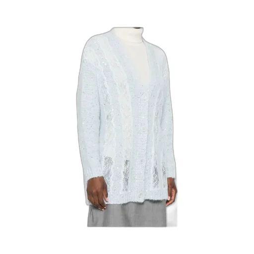 Ermanno Firenze Sweaters Clear Blue