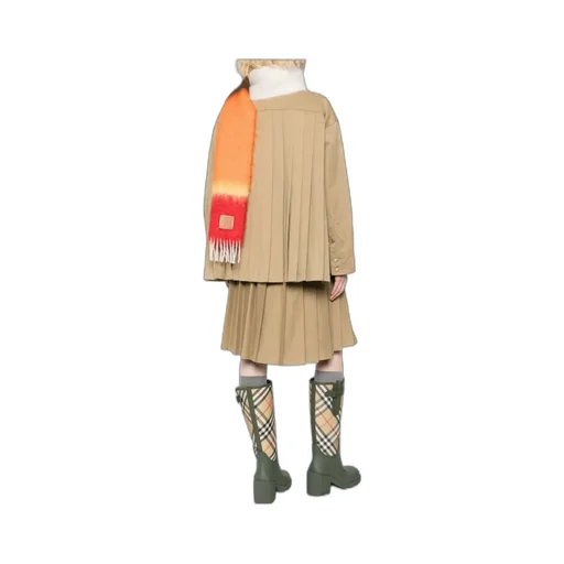 Pleated-Back Cotton Shirt