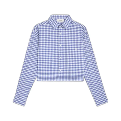 Cropped Shirt In Vichy Cotton