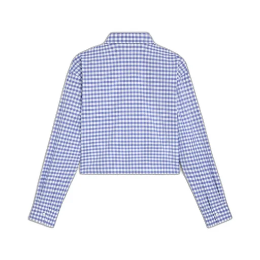 Cropped Shirt In Vichy Cotton