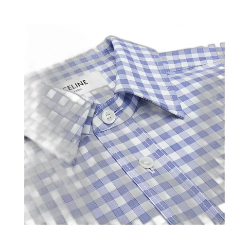 Cropped Shirt In Vichy Cotton