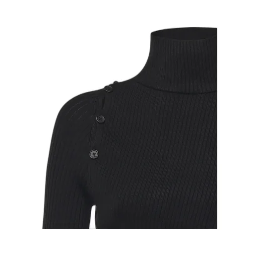 CourrÈGes Asymmetrical Hem Turtleneck Jumper