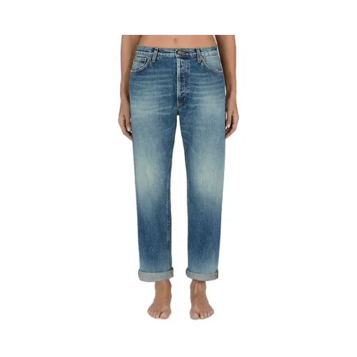 Dondup Distressed Straight-Leg Jeans
