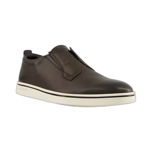 Ferragamo Round-Toe Slip-On Sneakers
