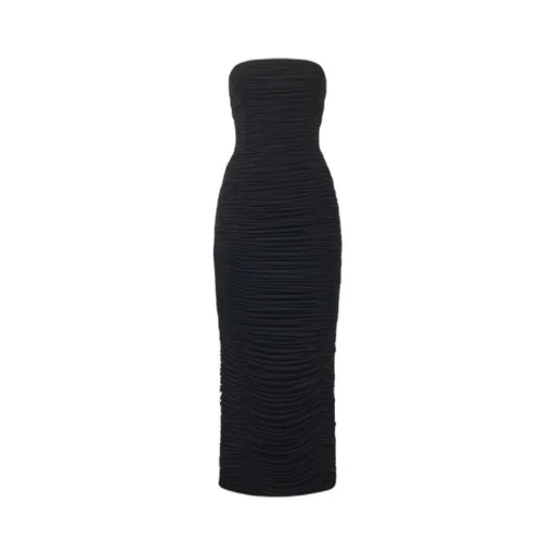 Magda Butrym Ruffled Strapless Dress