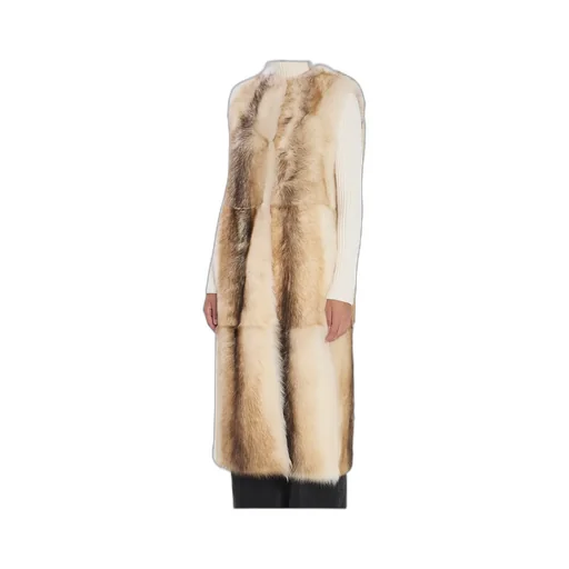 Yves Salomon Long Fur Vest