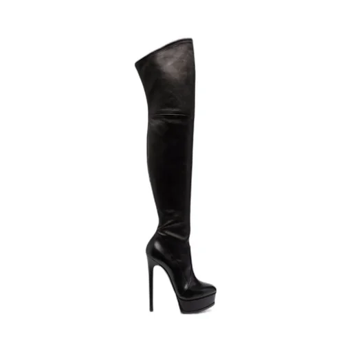 Platform Leather Boots