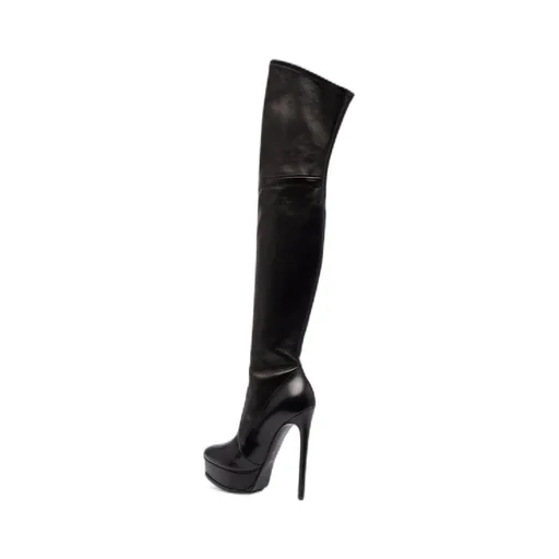 Platform Leather Boots