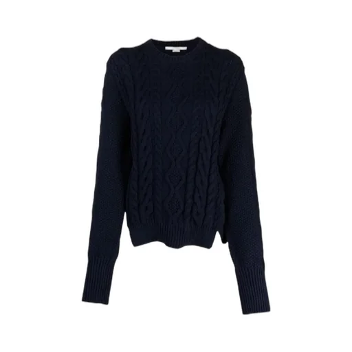 Stella Mccartney Aran Stitch Cropped Jumper