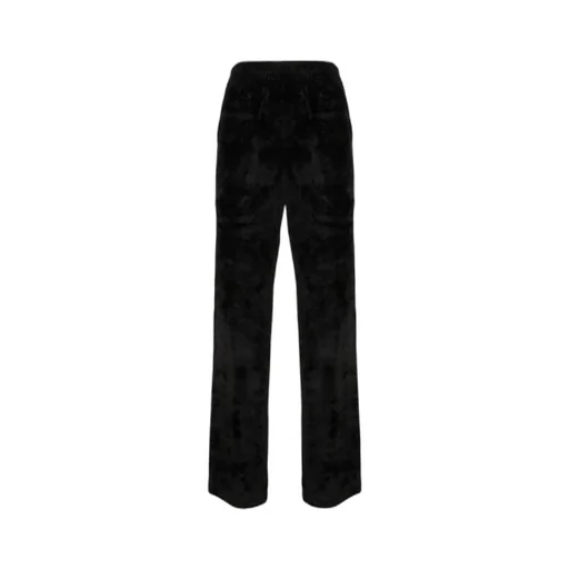 Velvet Straight-Leg Trousers