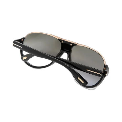 Logo Round Frame Sunglasses
