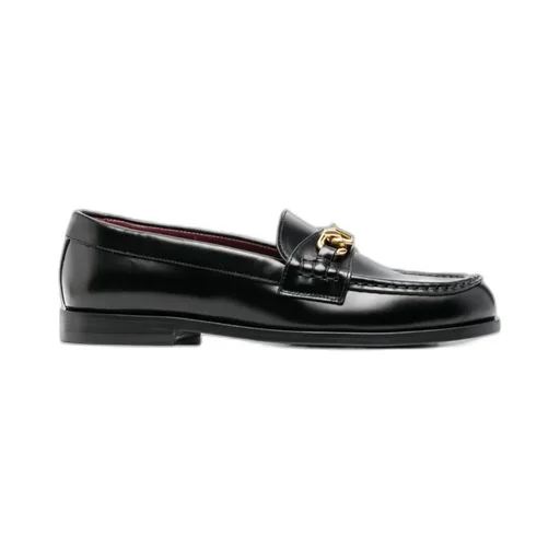Valentino	Vlogo Chained Slip-On Loafers