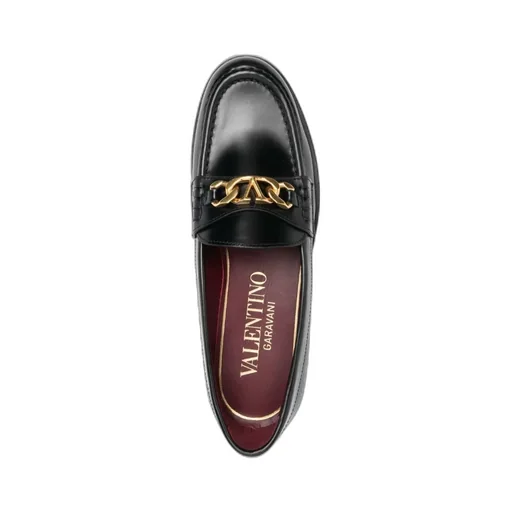 Valentino	Vlogo Chained Slip-On Loafers