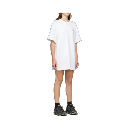 Off-White Chine T-Shirt Dress