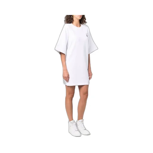 Off-White Chine T-Shirt Dress