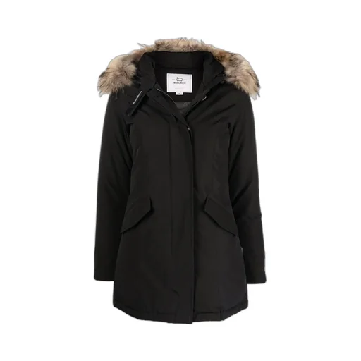 Woolrich Fur-Trimmed Hooded Padded Coat