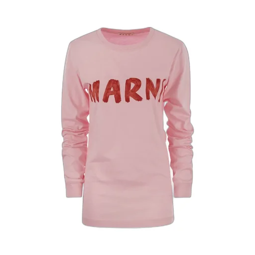 Marni Logo Printed Crewneck T-Shirt