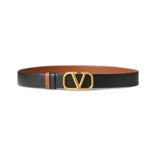 Valentino Vlogo Signature Reversible Buckled Belt