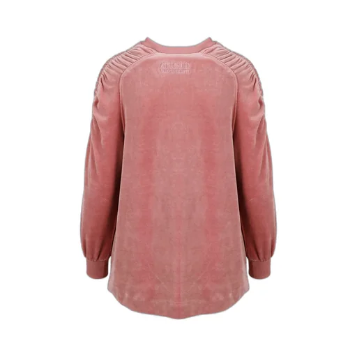Alberta Ferretti Ruched Shoulder Crewneck Sweatshirt