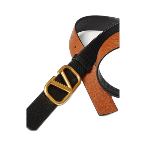 Valentino Vlogo Signature Reversible Buckled Belt