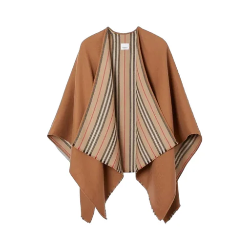 Burberry Icon Stripe Detail Cape
