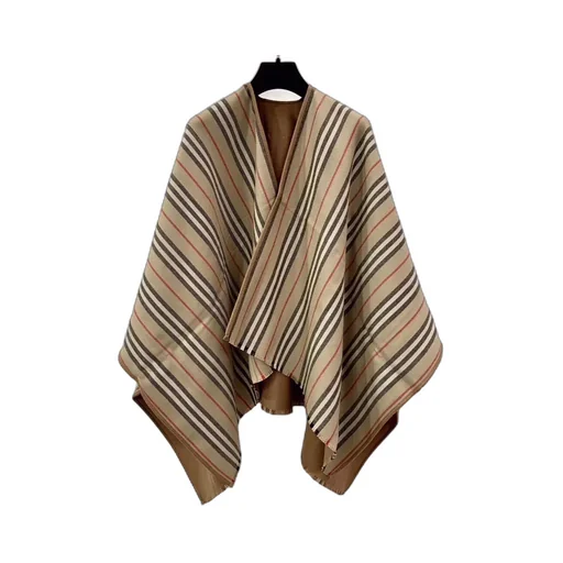 Burberry Icon Stripe Detail Cape