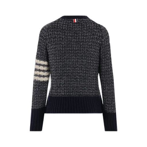 Tuck Stitch Raglan Sleeve Crew Neck Pullover