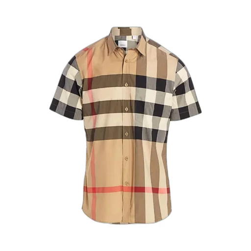 Burberry Checked Buttoned Shirt