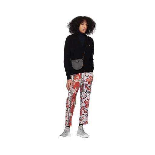 Orb-Plaque Crossbody Bag