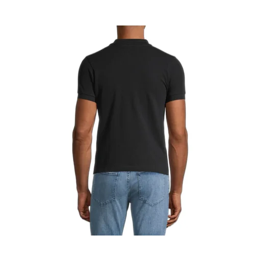 Pattern Polo Short-Sleeved Top
