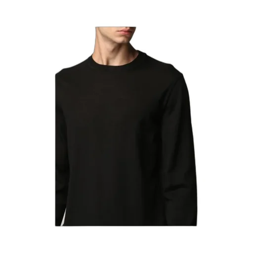 Emporio Armani Logo Embroidered Crewneck Jumper