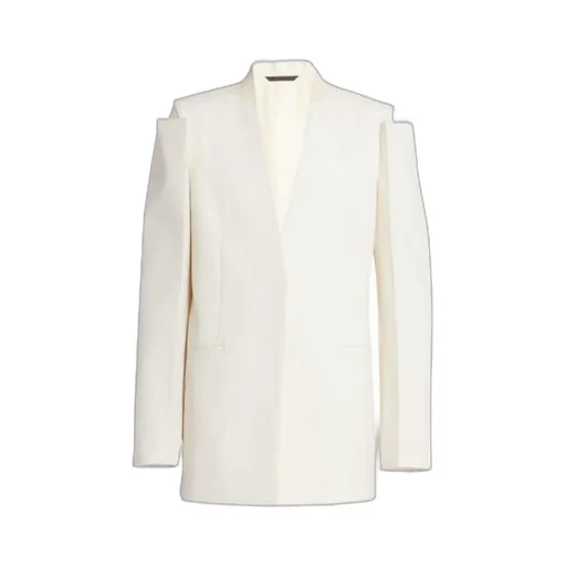 Cut-Out Single-Breasted Blazer