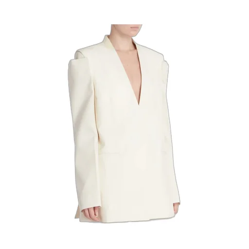 Cut-Out Single-Breasted Blazer
