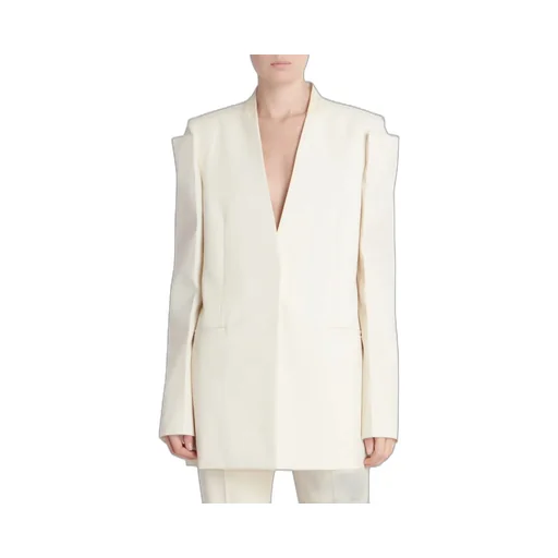 Cut-Out Single-Breasted Blazer