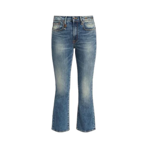Mid-Rise Flared Jeans
