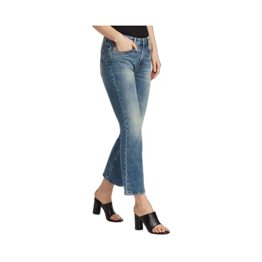 Mid-Rise Flared Jeans