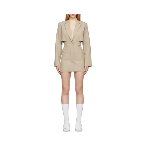 Jacquemus Cut-Out Blazer Mini Dress
