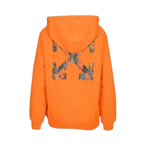 Off-White Arrow Logo Print Drawstring Hoodie