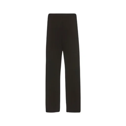 Black Cashmere Knitted Quarter Pants