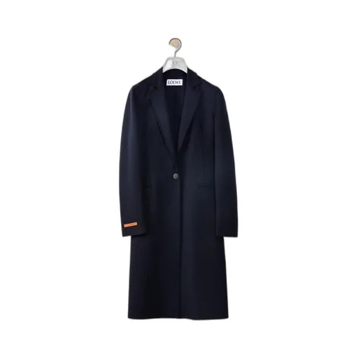 Single Breasted Coat In Wool And Cashmere