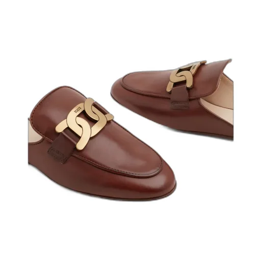 Tod's Chain Detailed Mules