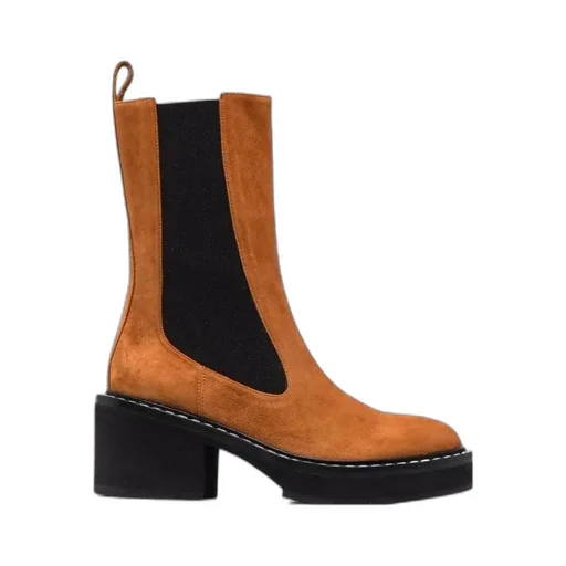 Khaite Calgary Block Heel Boots