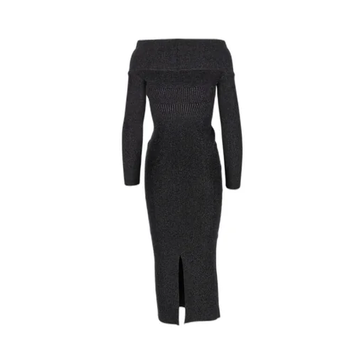 Khaite Over-The-Shoulder Slim Fit Dress