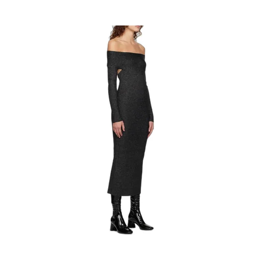 Khaite Over-The-Shoulder Slim Fit Dress