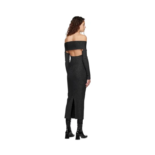Khaite Over-The-Shoulder Slim Fit Dress