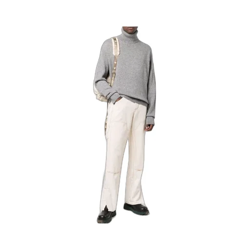 Off-White Fine Knit Turtleneck Jumper
