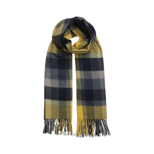 Checkered Detail Scarf